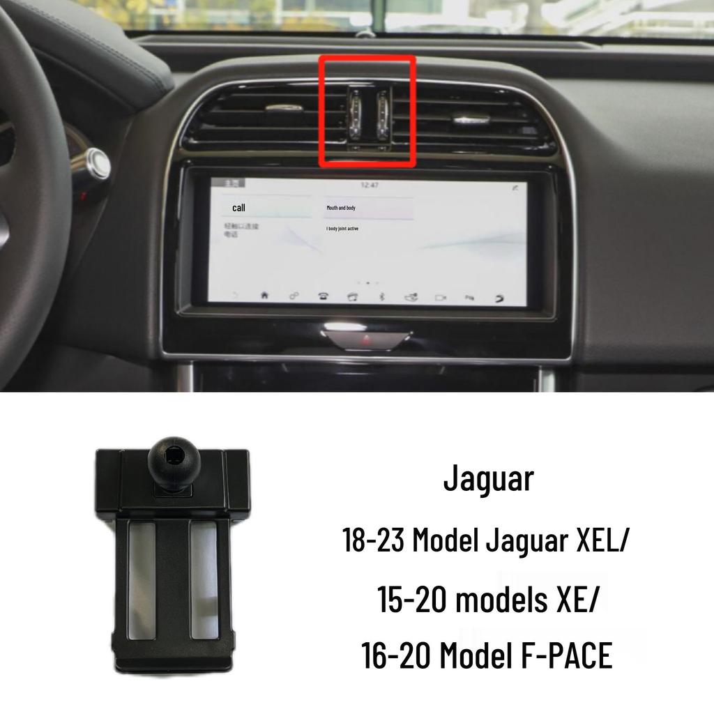 Support de téléphone pour Jaguar XEL/XE/F-PACE pour support de navigation