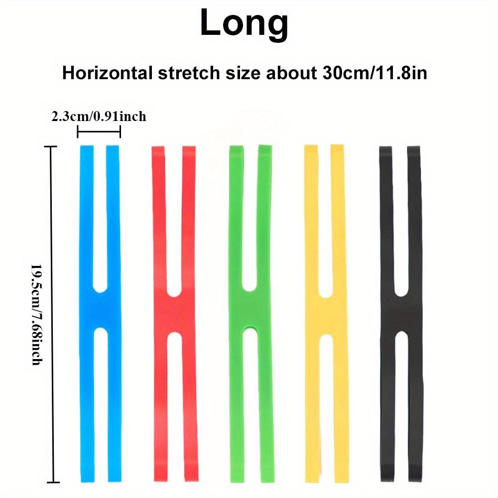 Outdoor Camping Tableware Storage H-shaped Silicone Strap Elastic Color Tie Cutlery Cross Strap Cutlery Packing Strap Camping