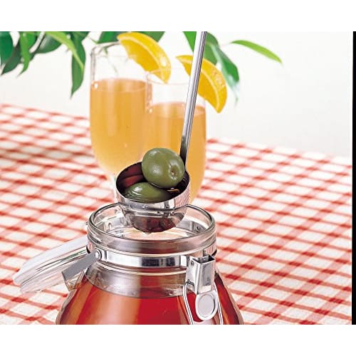 Pearl Metal Syrup and Plum Wine Ladle, 60ml, Stainless Steel, Silver, Made in Japan, C-3625