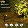 Solar-Powered Outdoor Spotlight for Garden and Lawn Decor