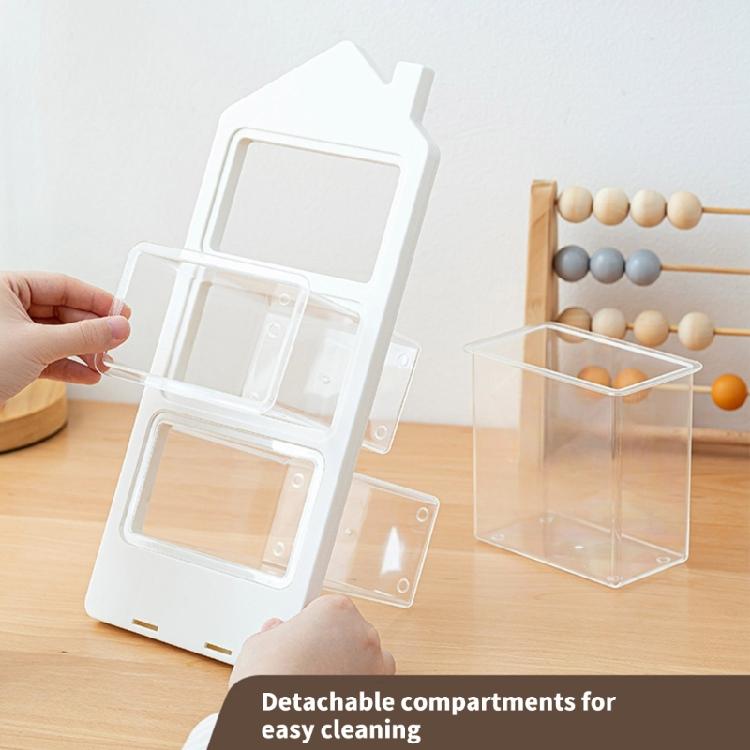 Multifunctional Pen Holder for Student Slanted Pencil Holder Brush Holder Pen Storage Organisers Pencil Storage Box