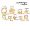 Vintage Flower Pearl Gold Plated Adjustable Ring Set for Women Open Finger Elegant Design  for Gifts and Special Occasions