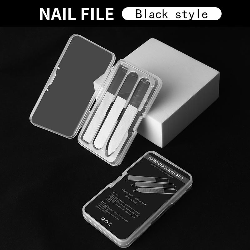 Nano Shine Nail Art File with Laser Logo Marking