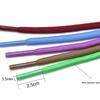 Half Round High Quality Shoelaces 4mm Wide Solid Color Classic Sneaker Laces Replacement Shoe Strings 120cm 1Pair