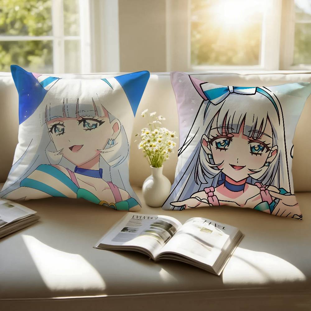 N-Nekoyashiki Yuki Kissenbezug Sofa und Wohnzimmer Dekorative Kissenbezüge Staubdicht und Milbendicht Verdeckter Reißverschluss