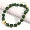 Acrylic Square Beads Chain Necklace Bangle Handmade Irregular Stone Shape Beaded Bracelet Choker Retro Jewelry Gifts