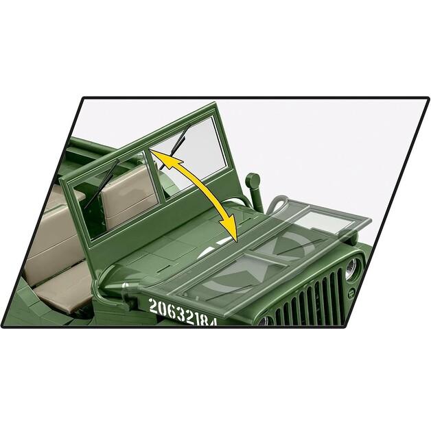 Конструктор пластиковый Cobi Historical Collection WWII Willys MB COBI-2805