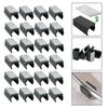 24pcs Felt Chair Gliders for Cantilever Chairs Easy Installation Floor Scratch Protector for Parquet Laminate Tiles