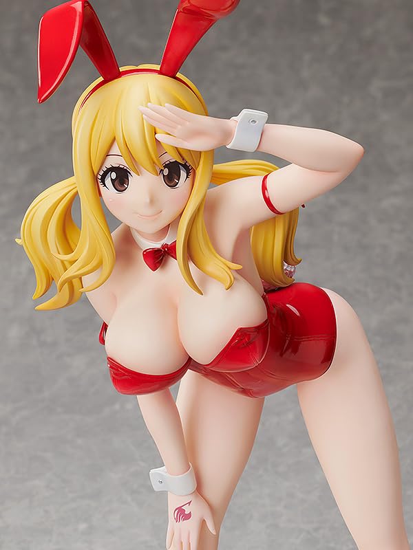 Figurină din plastic pictată la scară Lucy Heartfilia Iepuraș Desculț versiunea anime TV "FAIRY TAIL". 1/4