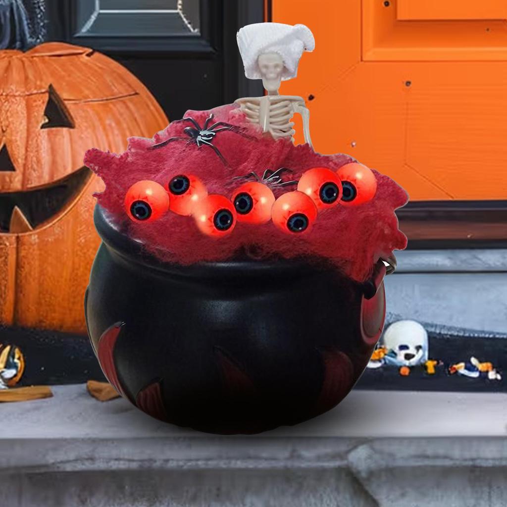 Halloween Witch Cauldron Halloween Desktop Decorations Haunted House Decoration For Homeowners Event Planners Classroom Mantel
