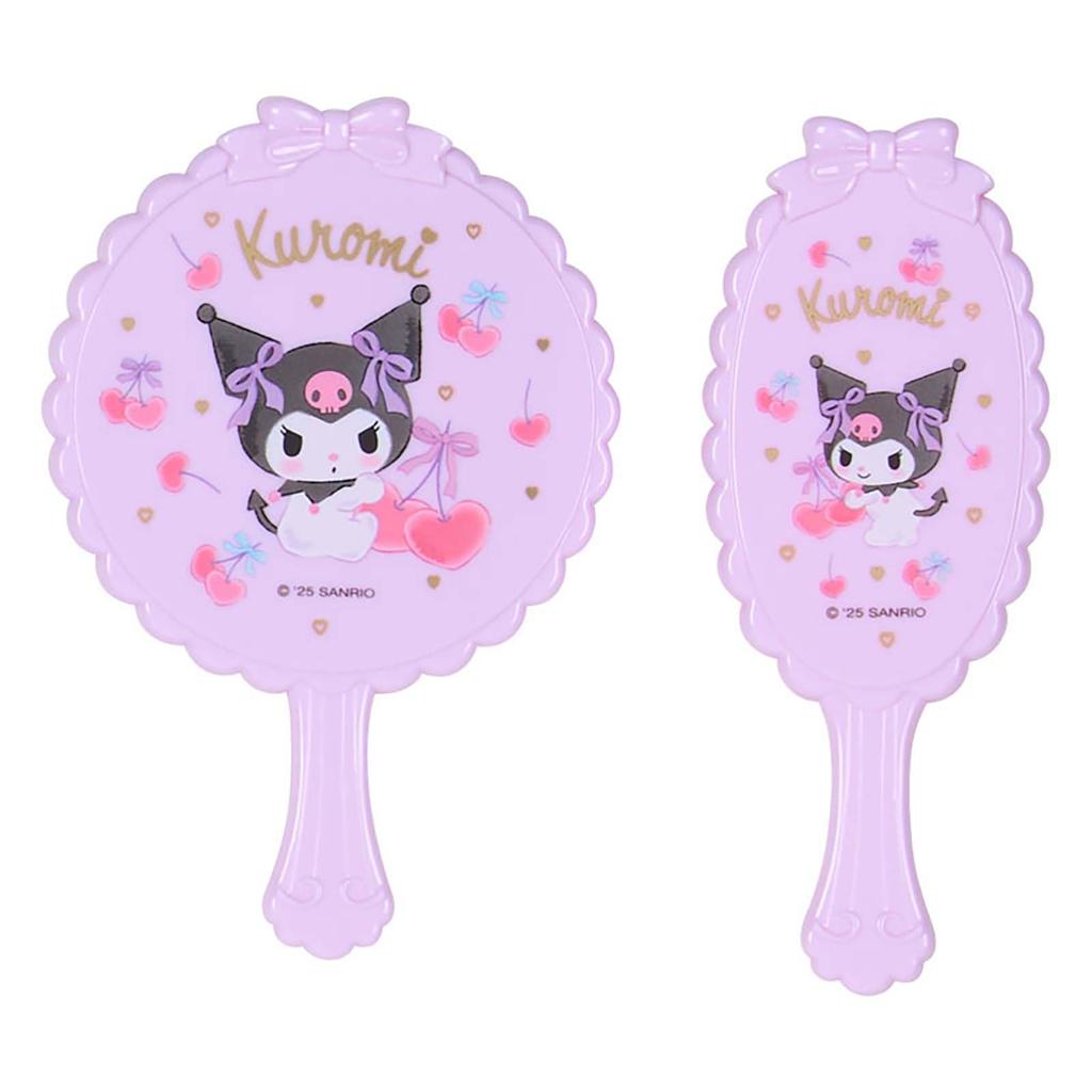 Sanrio Mirror & Brush Set Kuromi 326496