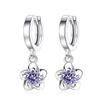 Rotating Diamond Women's Earrings Earring Accessories Flower Earrings