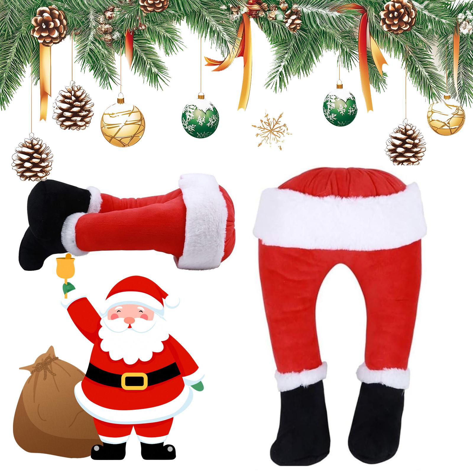 

Ноги Санта Клауса Плюшевые Украшения Санта Эльф Наполненные Верхушка для Рождественской Елки Домашние Подвесные Украшения для Дома Подвесные Украшения spain