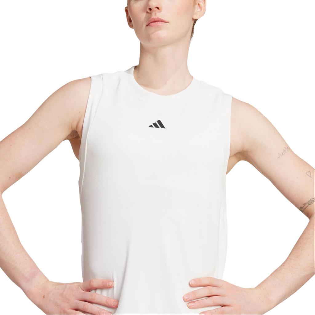 adidas SS25 Tank Top Women's White/Black KC1808