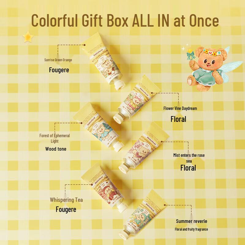 Runpei Butter Bear Wonderland Hand Cream Gift Set