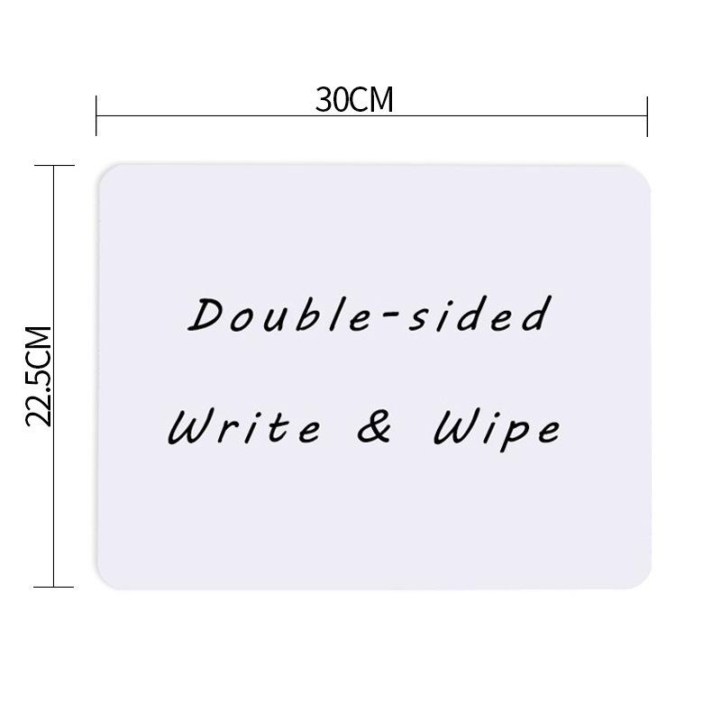 Dry Wipe Portable Mini Whiteboard for Children s Teaching Aids Household Double-sided Message Writing Board