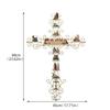 Wall Sticker Room Adorn Religious Themed Stickers Indoor Adornment Scene Layout Self-adhesive Cross Decal Home Decoration Prop