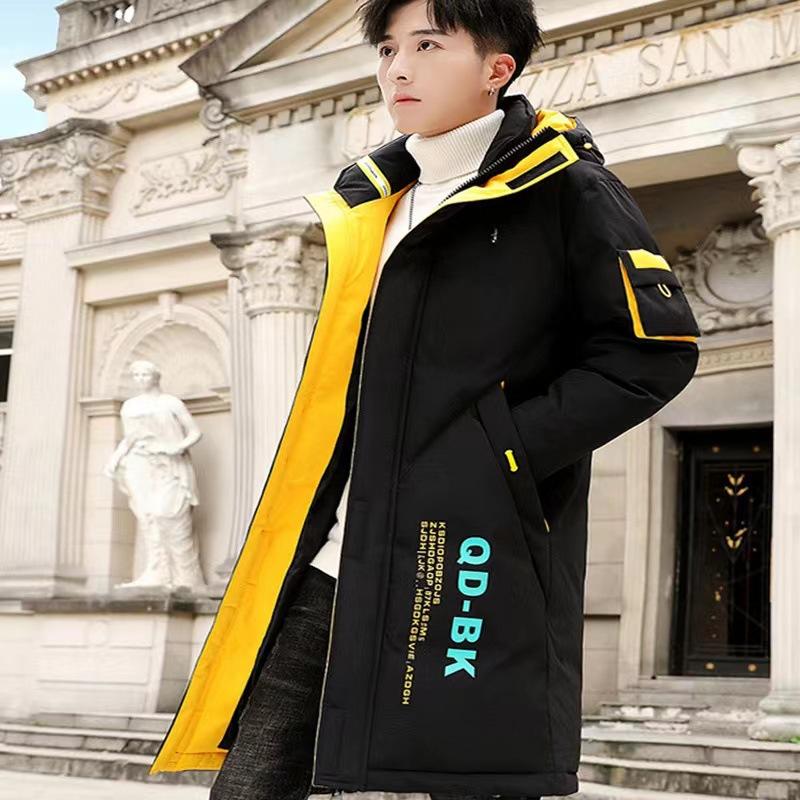 

Men s Winter Cotton-padded Coat Version Down Padded Jacket Autumn Hooded Cotton-padded Jacket Men XXXXL