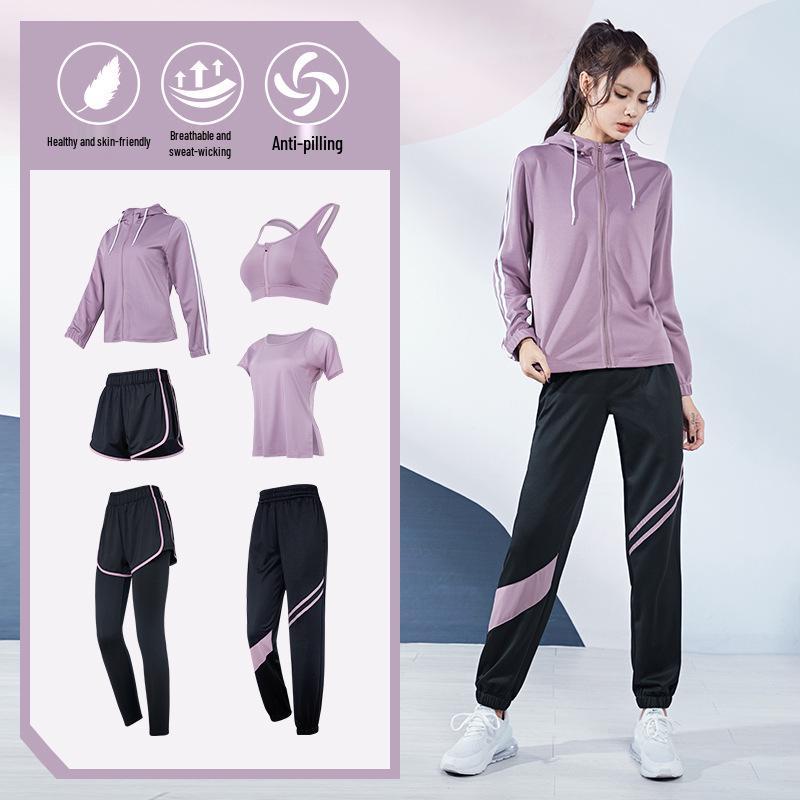 Plus Size Loose-Fit Yoga Set - Breathable, Quick-Dry Sportswear for Running and Fitness