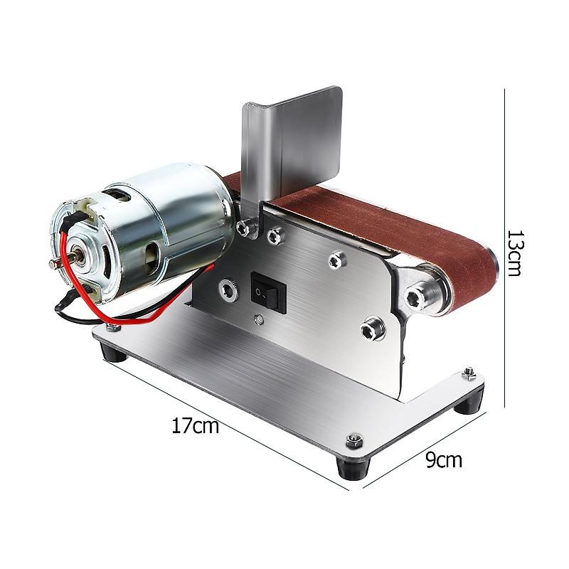 Belt Sander Machine Electric Belt DIY Mini Sander Polishing Grinding Woodworking Machine Cutter Edges Sharpener Belt Sander