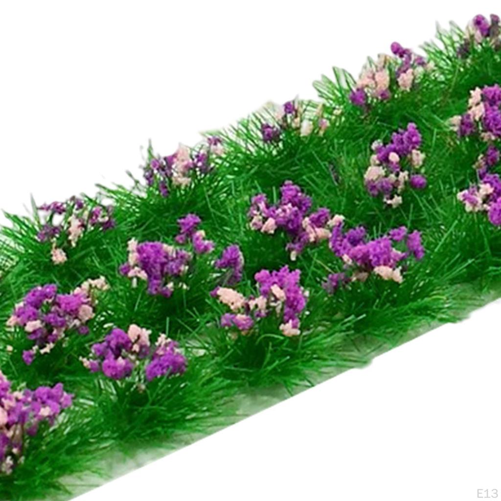 Bushy Tufts Static Scenery Model Artificial Grass Gaming Dioramas Flower Cluster for