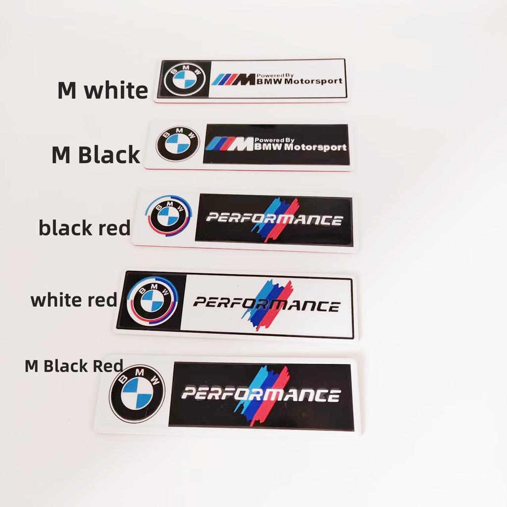QSC24 Luxury Metal Sport Car Fender Tail Emblem Badge Sticker for BMW M Series Compatible with E46 E39 E90 E60 E36 E30 E34 F30 F10 F20