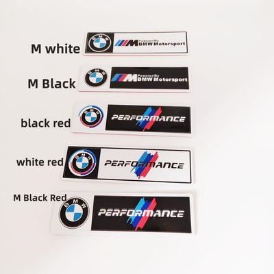 QSC24 Luxury Metal Sport Car Fender Tail Emblem Badge Sticker for M Series Compatible with E46 E39 E90 E60 E36 E30 E34 F30 F10 F20