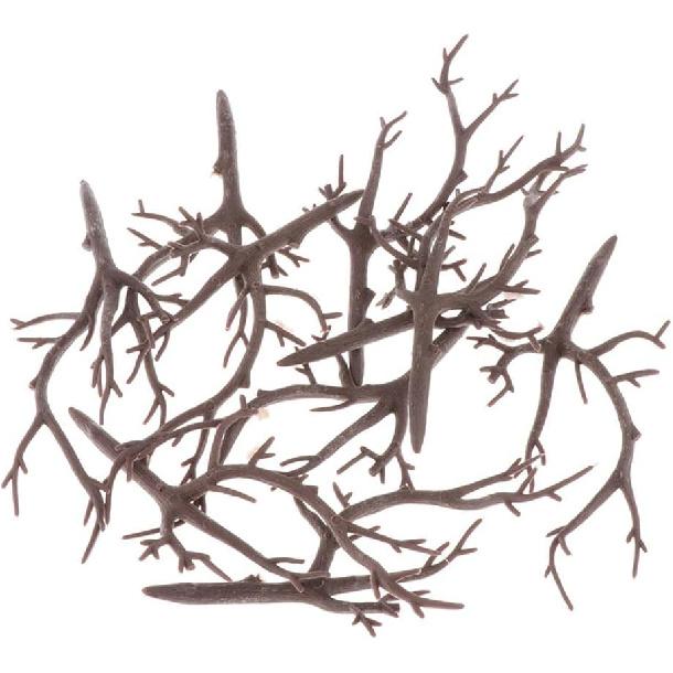 LoveinDIY 30 Set Plastic Deer Antlers Branch DIY Cosplay Animals Horn Headband Deer Home Decor, Wedding Party Ornaments