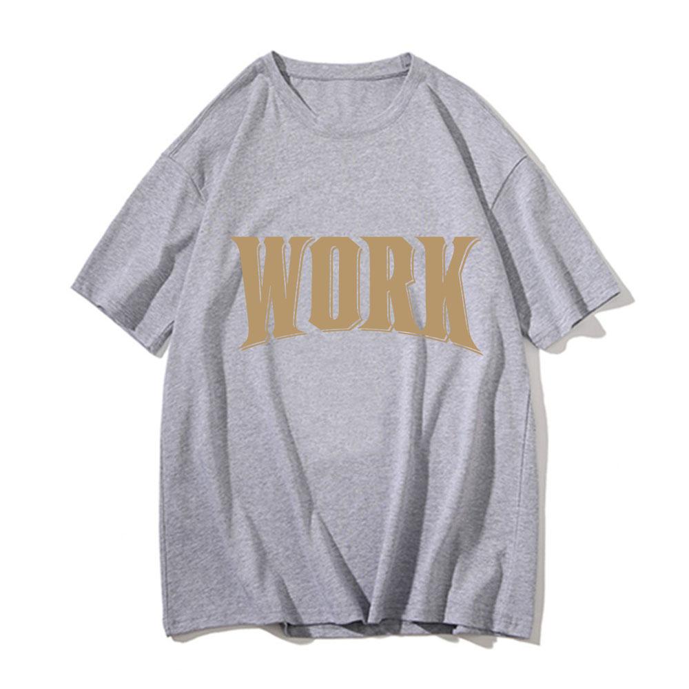 Ateez Work Tshirt 2026 Album Funny Unisexunisex Tees Clothing Harajuku Tshirt Unisex Vintage Cotton Tops Hip Hop Short Sleeve