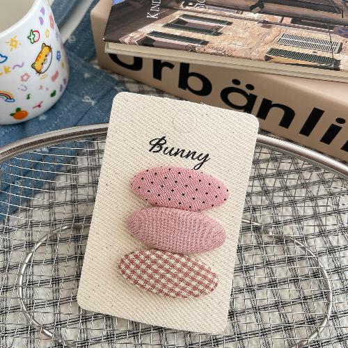 3pcs Fabric Water Drop BB Clip Polka Dot Hair Clip Hairpin Cute Children Hairpin Bangs Side Clip Headwear Girls Hair Accessories