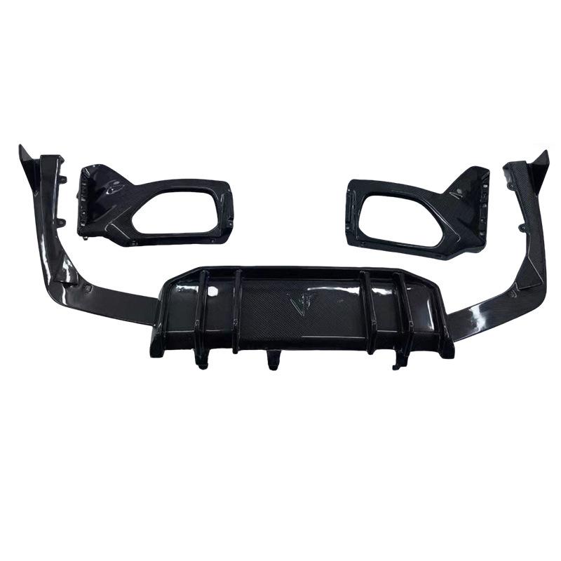 BMW 3 Series G20/G28 Carbon Fiber FD Style Rear Bumper Diffuser Lip