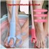 Silicone Foot Scrub Brush Long Handle Soft Exfoliating Brush Toe Gaps Cleaning Brush For Home Shower Foot Care Remove Dead Skin