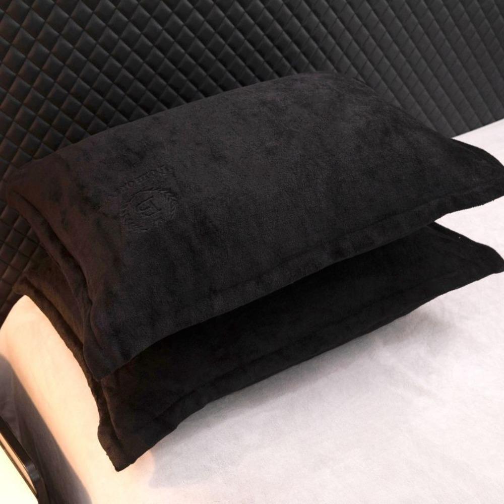 Velvet Pillow Cover 48*74cm Pillow Core Protection Comfortable Pillowcase  Autumn/Winter