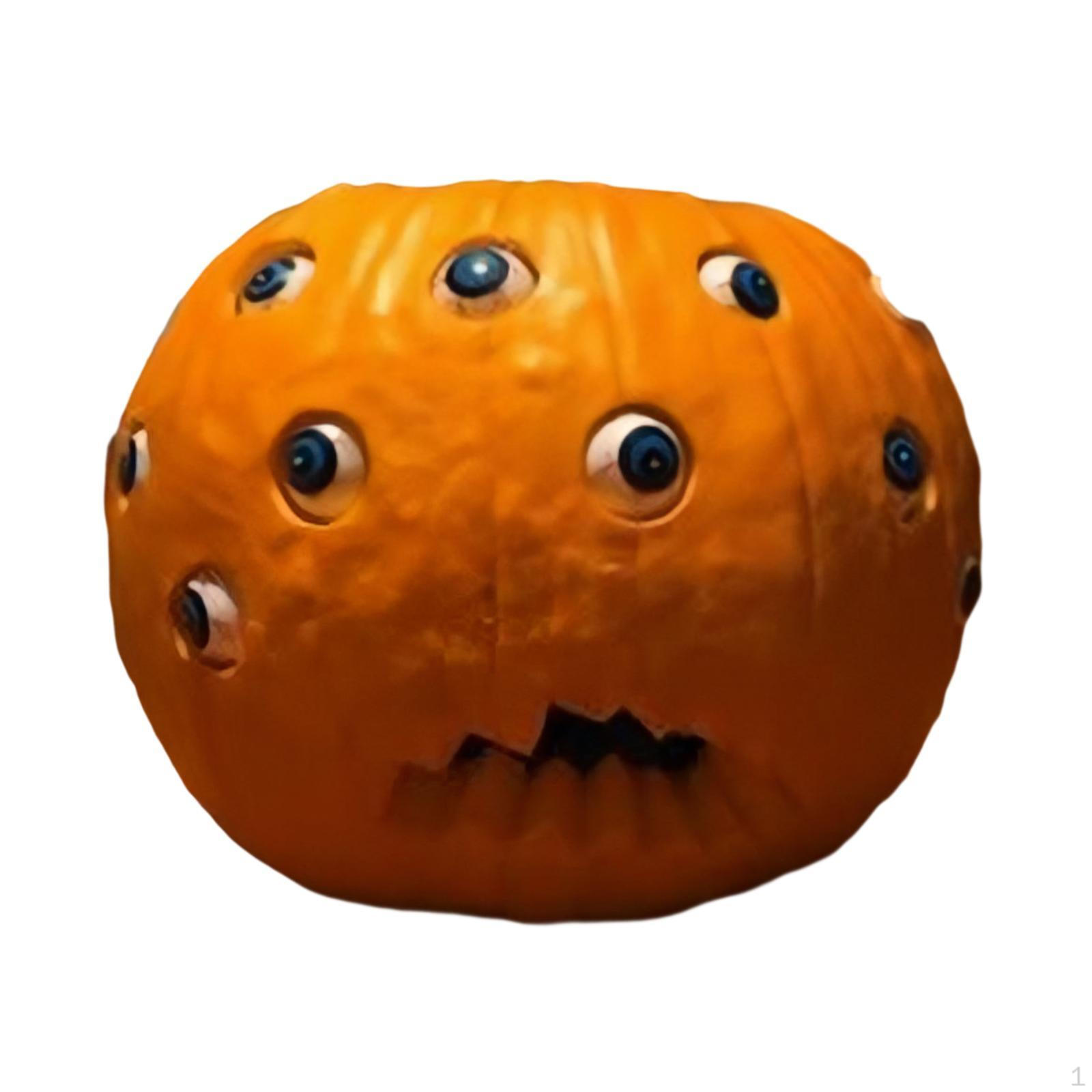 

Статуя тыквы на Хэллоуин, декоративная фигурка, креативная коллекция, декор, настольное украшение Many Eyes