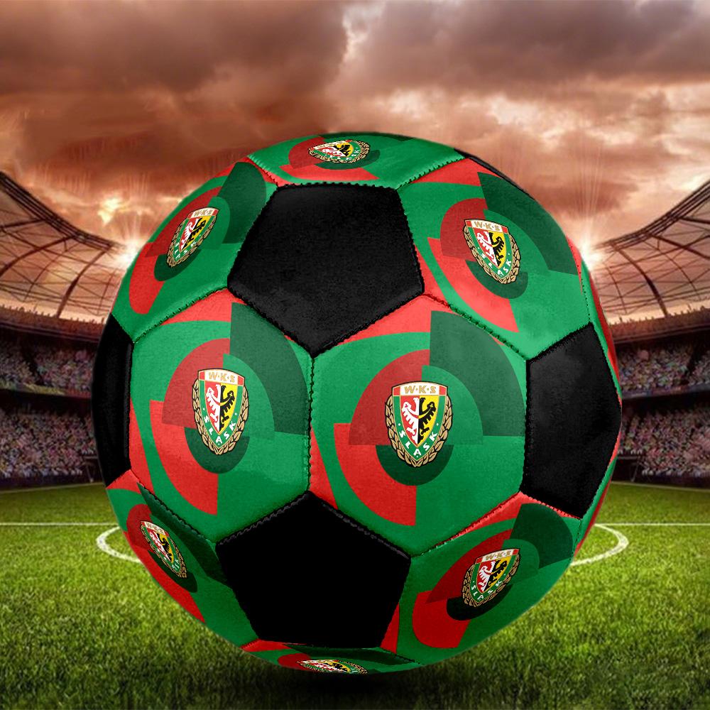 SLASK WROCLAW Soccer Ball Colorful All Ages Machine Stitched PVC Competition Ready Durable High-Bounce.SIZE5