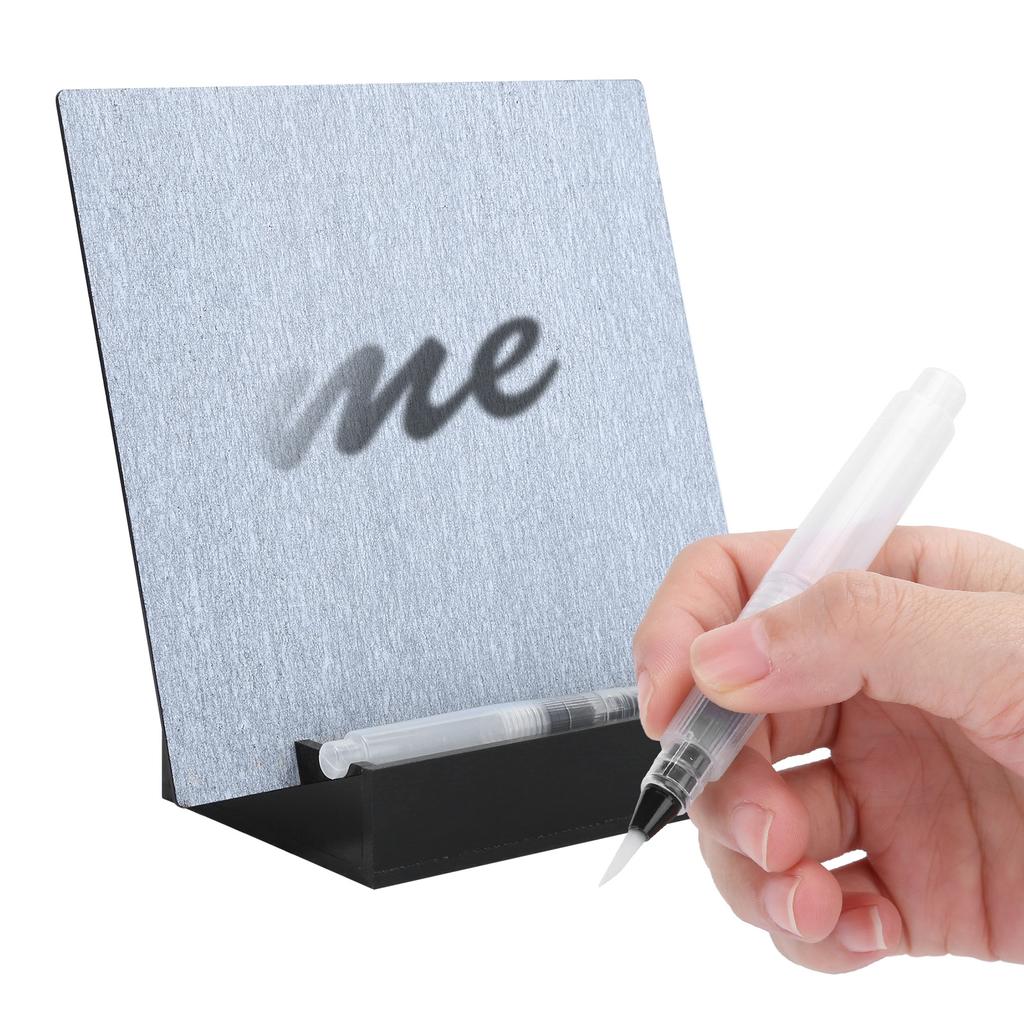 Repeatable Water Drawing Board Inkless Water Painting Board with Brush and Water Reservoir