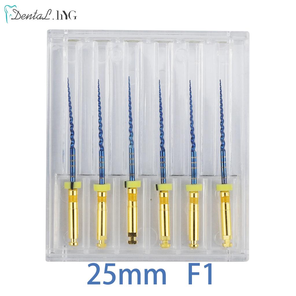 Zahnärztliche SX-F3 Blaue Feilen Nickel-Titan Rotierend Universell Motor Endodontisch Anti-Ermüdung Konstant Nadel Zahnmedizin Wurzelkanal Material