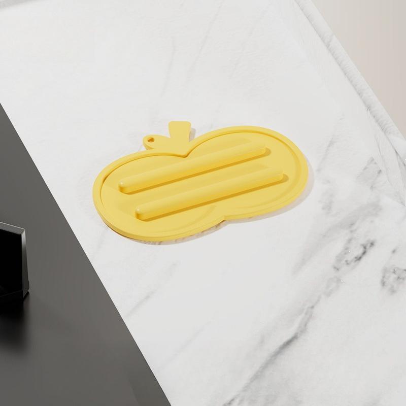Apple Silicone Pot Lid Pad Kitchen Cutting Board Storage Pad Countertop Non-slip Insulation Pad Drain Pad
