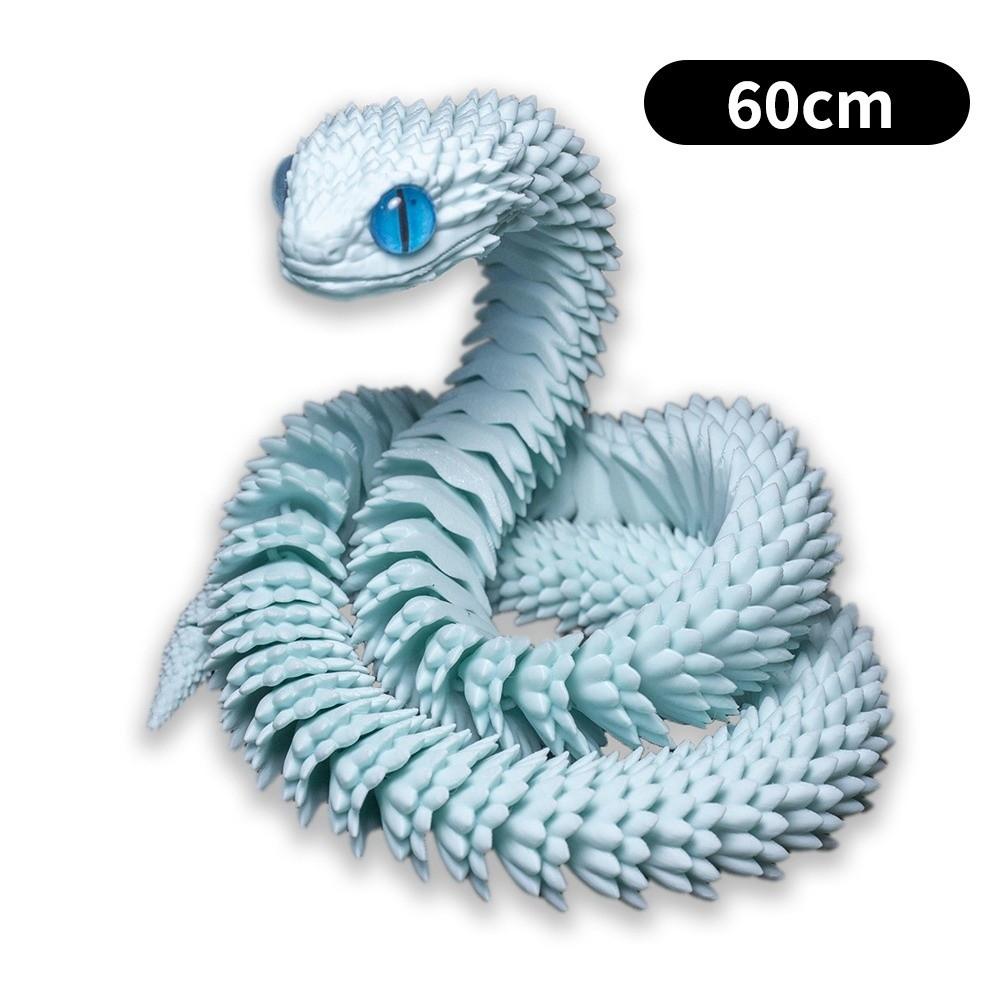 Movable Joint Snake Fidget Toy PLA Simulation Snake New Desktop Ornament Kids Play