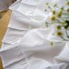 French Tablecloth Ruffled 100% Cotton Fabric Tablecloths Rustic Table Cover for Home Holiday Christmas Manteles Mesa Rectangular
