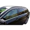 Wind deflectors - HEKO - BMW 5 Serie F11 (2010-2016) - 5-Deurs Stationwagon - Gerookt (getint) - UV-bestendig acryl