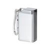 Mini Portable Ashtray Aluminum Alloy Outdoor Cigarette Holder Rotating Lid Cigarette Ashtray Fireproof for Outdoor Travel