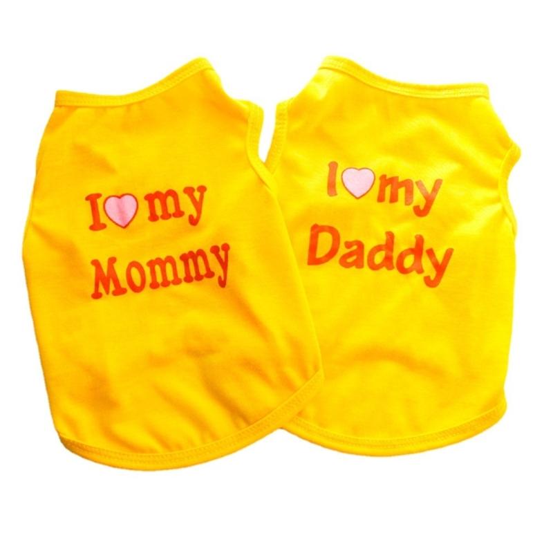 Dog Spring T-shirt Indoor Outdoor Use Clothes Sweatshirt Outfit Summer