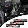 New 2PCS 3D Epoxy GR GAZOO RACING Badge Emblem Car Interior/Exterior Decorative Stickers for S3 Auris Prius Corolla Avensis JH3