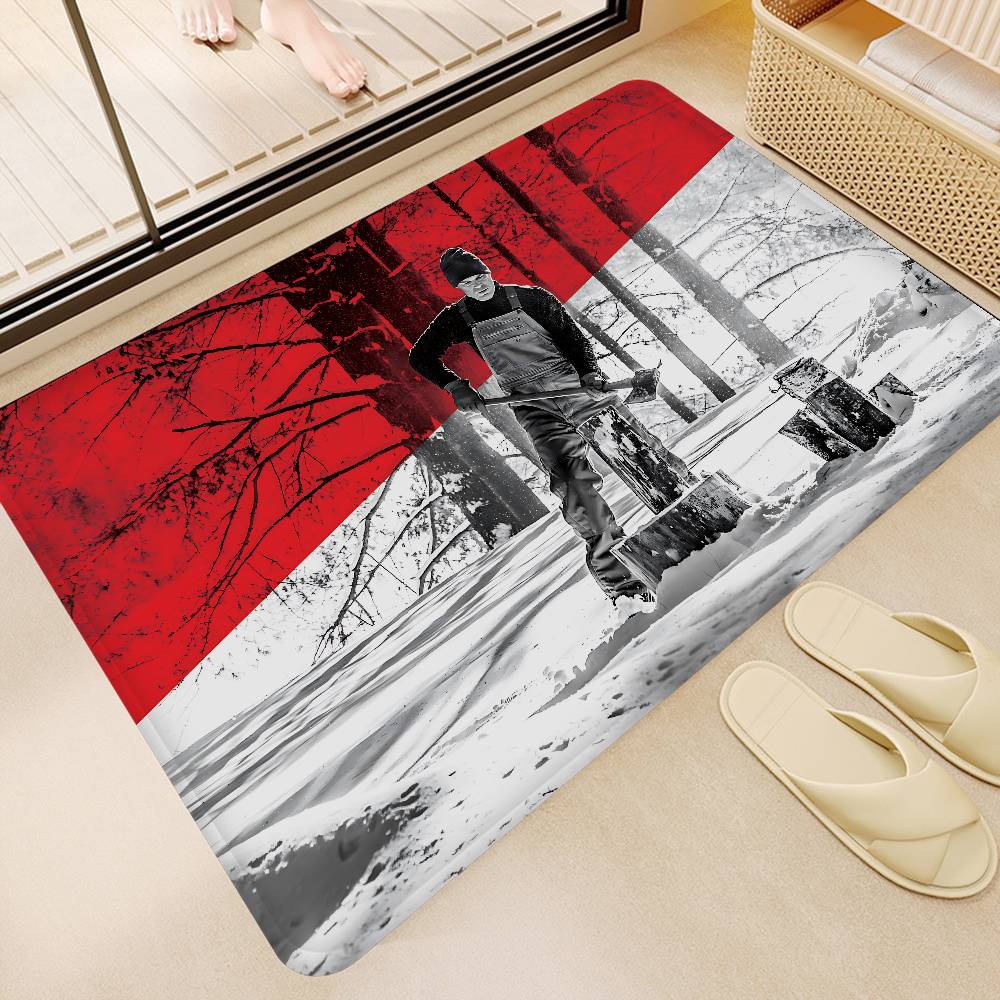 Crime Dexter TV Movie Entrance Door Mat Nordic Style Bedroom Living Room Doormat Home Balcony Anti-Slip Modern Home Decor