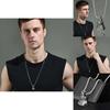 Mens Cool Titan Steel Necklace With Eyecatching Fist Pendant For Contemporary Statement Fashion