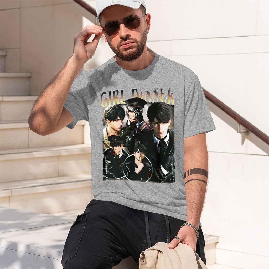 Funny Dinner Caleb Graphic Tee Shirt Love and Deepspace Novelty T Shirts Fashion High Quality Vintage Washed T-Shirt 2026 Mo