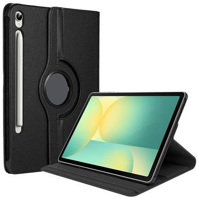 Protective Case - BOOLING - for Samsung Galaxy Tab S10 FE / S9 FE - Black - 360° Rotating Stand