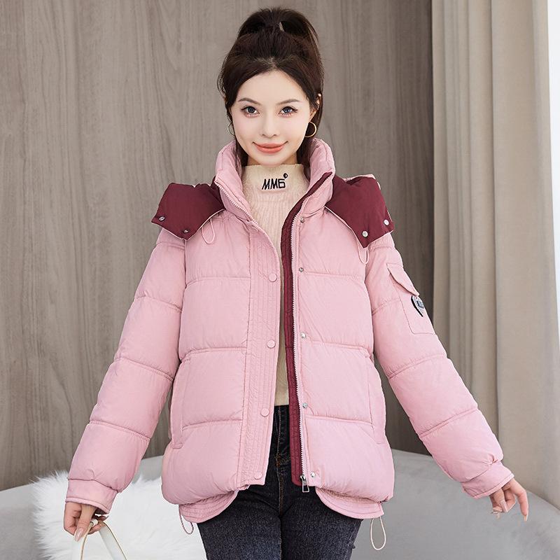 2025 Winter New Down Cotton Jacket Women's Short Thickened Bread Jacket Korean Version Loose Student Cotton Jacket