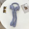 Douyin ears Warm rabbit earmuffs Moving bunny ears Earmuffs Internet celebrity ear bags Cute girl ear covers